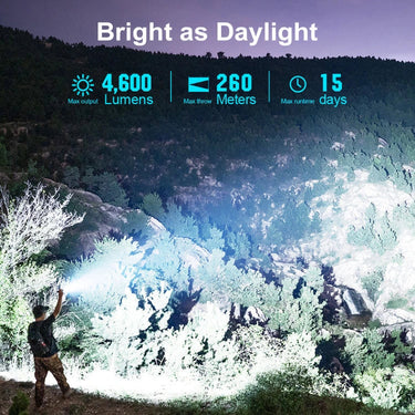 OLIGHT SEEKER4PROODG Seeker 4 Pro High Power Flashlight - OD Green CW(5700~7000K)