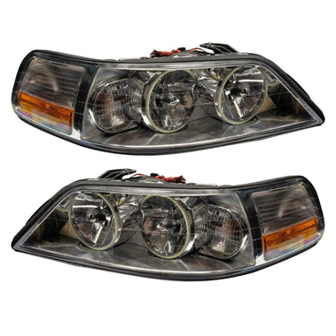 ORACLE Lighting 2005-2011 Lincoln Town Car Pre-Assembled Halo Headlights - Non HID