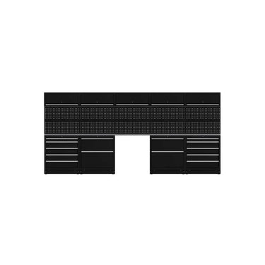 BoxoUSA OSM Pro Series | 170" 23-Piece Professional Organized Storage Modules Build Out | 14-Drawers, 4-Cabinets OSM-B9-S