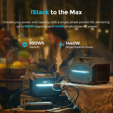 Renogy 500 Portable Power Station — Portable Power Station 500 + 220w Solar Panel $569.99