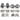 PowerStop POWERSTOP AUTOSPECIALTY KIT W CALS - KCOE4132 | KCOE4132