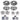 PowerStop POWERSTOP AUTOSPECIALTY KIT W CALS - KCOE5555B | KCOE5555B