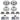 PowerStop POWERSTOP AUTOSPECIALTY KIT W CALS - KCOE5561 | KCOE5561