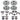 PowerStop POWERSTOP AUTOSPECIALTY KIT W CALS - KCOE6057 | KCOE6057