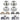 PowerStop POWERSTOP AUTOSPECIALTY KIT W CALS - KCOE6260 | KCOE6260