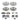 PowerStop POWERSTOP AUTOSPECIALTY KIT W CALS - KCOE6803 | KCOE6803