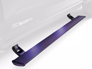 AMP Research PowerStep XL Black Plug N Play System - includes OEM style illumination - Crew Cab Only | 77238-01A