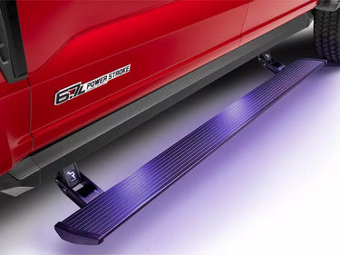 AMP Research PowerStep XL Black Plug N Play System - includes OEM style illumination - Crew Cab Only | 77238-01A