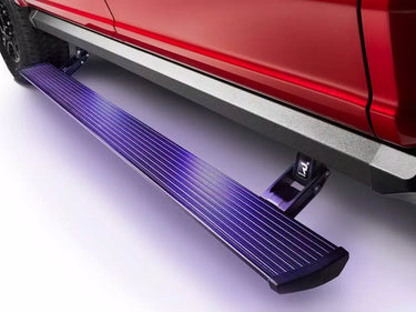AMP Research PowerStep XL Black Plug N Play System - includes OEM style illumination - Crew Cab Only | 77238-01A