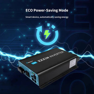 Refurbished 1000W 12V Pure Sine Wave Inverter with Power Saving Mode (New Edition)