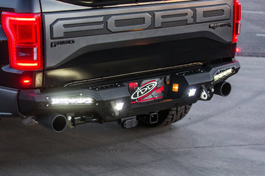 Addictive Desert Design Addictive Desert Designs 2017 - 2020 Ford Raptor HoneyBadger Rear Bumper Steel Hammer Black Powder Coat R117321430103 | R117321430103