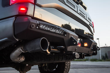 Addictive Desert Design Addictive Desert Designs 2017 - 2020 Ford Raptor HoneyBadger Rear Bumper Steel Hammer Black Powder Coat R117321430103 | R117321430103