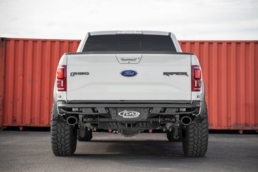 Addictive Desert Design Addictive Desert Designs 2017 - 2020 Ford Raptor ADD PRO Bolt-On Rear Bumper Steel Hammer Black Powder Coat R118571280103 | R118571280103