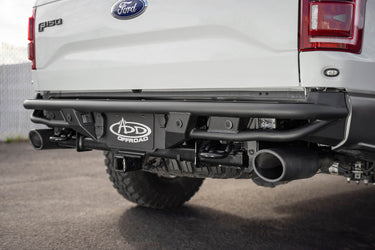 Addictive Desert Design Addictive Desert Designs 2017 - 2020 Ford Raptor ADD PRO Bolt-On Rear Bumper Steel Hammer Black Powder Coat R118571280103 | R118571280103