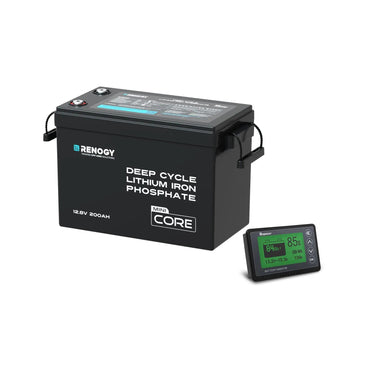 12V 200Ah LiFePO4 Battery w/ Low-Temperature Protection — 200Ah Core (Bluetooth) / 4 Pack