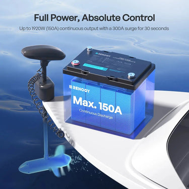 12V 100Ah Trolling Motor Lithium Iron Phosphate Battery with Bluetooth | Core Series