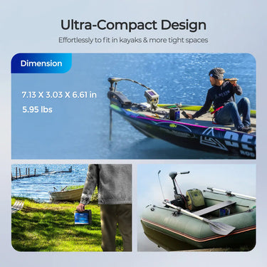 Mini Size 12V 20Ah Trolling Motor Lithium Iron Phosphate Battery