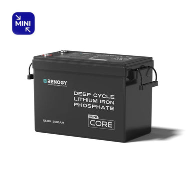 Mini Size 12V 300Ah LiFePO4 Battery w/ Low-Temperature Protection — 1 Pack Battery & Add Only $50 for a Battery Monitor