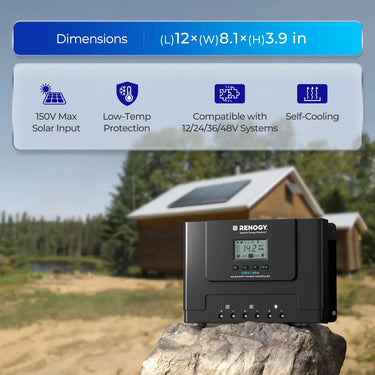 Rover Lite 12V/ 24V/ 36V/ 48V 60A MPPT Solar Charge Controller — Controller Only