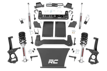 Rough Country Rough Country 4 Inch Lift Kit  AT4 Trailboss  N3 Struts  Chevy GMC Sierra 1500 (19-24) Silverado 1500 (19-24) 27532 | 27532