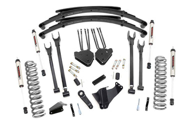Rough Country Rough Country 8 Inch Lift Kit  4 Link  RR Springs  V2  Ford F-250 F-350 Super Duty (05-07) 59070 | 59070