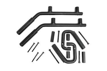 Rough Country Rough Country Grab Handles Steel FR and RR Black Jeep Wrangler JK Wrangler Unlimited 07-18 6503 | 6503