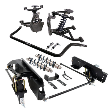 Ridetech Complete CoilOver System for 1999-2006 Silverado/Sierra (2007 Classic). Includes Front and Rear HQ Series CoilOver Upper and Lower StrongArms Bolt-On 3 Link 2 IN Drop Spindles and Front MuscleBar. | 11380201