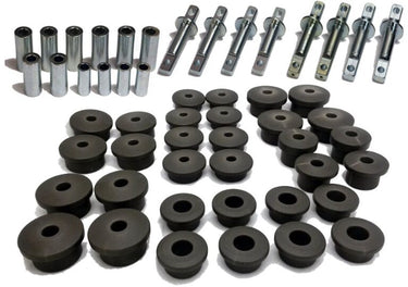 Ridetech Delrin Control Arm Bushing Kit for 2005-2013 Corvette Z06. Includes front upper and lower Bushings rear upper and lower bushings and trunnions. | 11519501