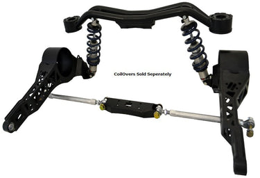 Rear StrongArm system for 63-67 Corvette. Includes offset trailing arms  crossmembers  coilover mounts and adjustable radius rods.