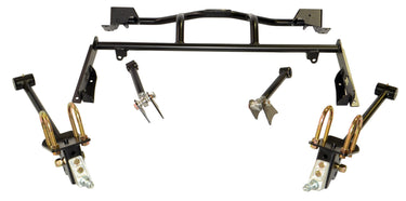 Bolt-On 4-Link w/ rubber rod ends for 67-70 Cougar. Includes 4 link bars  mounting brackets and hardware.