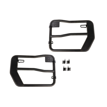 Rugged Ridge Fortis Tube Doors Front 07-18 Jeep Wrangler JK | 11509.31