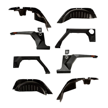 Rugged Ridge XHD Armor Fender Kit Liner 07-18 Jeep Wrangler JK 2 Door | 11615.05