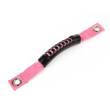 Rugged Ridge Grab Handle A-Pillar Mounted Pink 07-18 Jeep Wrangler JK | 13305.16