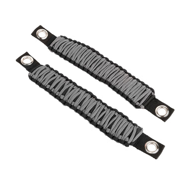 Rugged Ridge Grab Handle Paracord A-Pillar Seat Mounted Gray 07-18 Wrangler JK | 13305.83