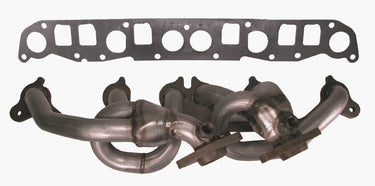 Rugged Ridge Exhaust Header Stainless Steel 99-06 Jeep XJ ZJ TJ 4.0L | 17650.02