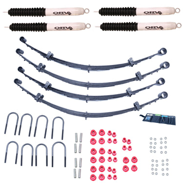 Rugged Ridge Suspension Lift Kit 2 Inch Shocks 76-86 Jeep CJ5 CJ7 CJ8 Scrambler | 18415.08