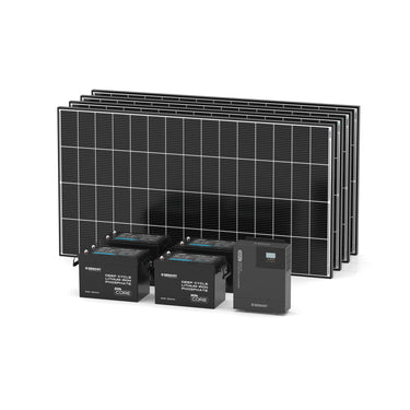 Cabin Solution (10.24kWh/20.48kWh Lithium Battery) — 🔥10.24kWh Lithium Battery Capacity | 1280W Panel