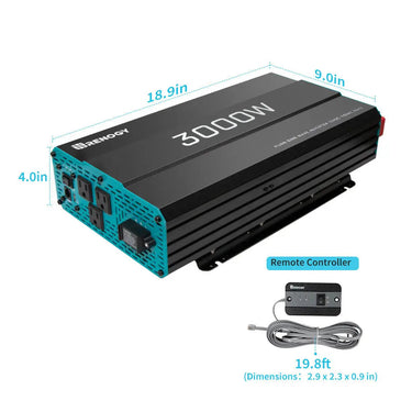 Refurbished 3000W 12V Pure Sine Wave Inverter