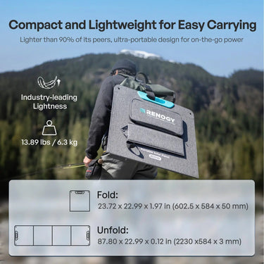 E.Flex 100/200W N-Type Portable Solar Panel