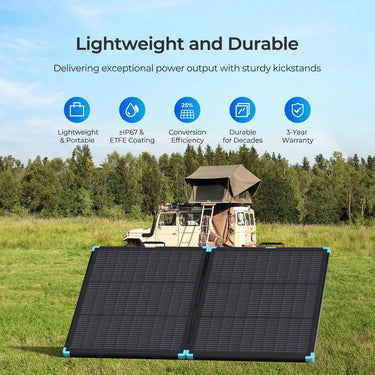 100/300W N-Type Lightweight Portable Solar Panel Suitcase — 100W