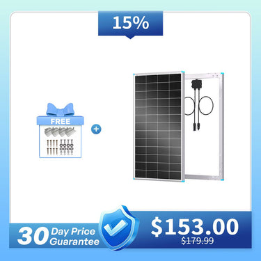 100/175/200W N-Type Solar Panel — 200W / 4 Pieces（🔥Best Value）