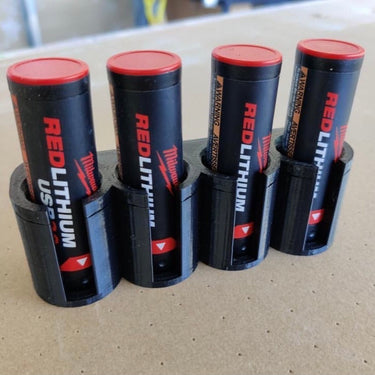 Red Lithium USB Storage ( 4 Slot )