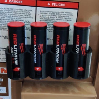 Red Lithium USB Storage ( 4 Slot )