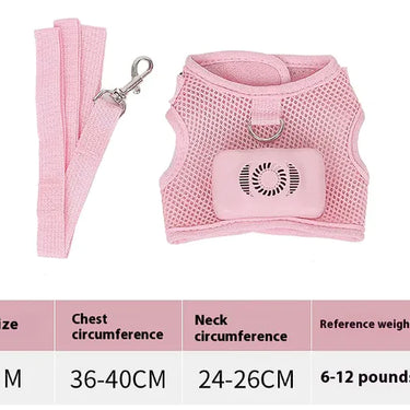 Pets Dog Vest Chest Strap Harness Air Conditioner Cooling And Breathable With Air Conditioner Pet Products