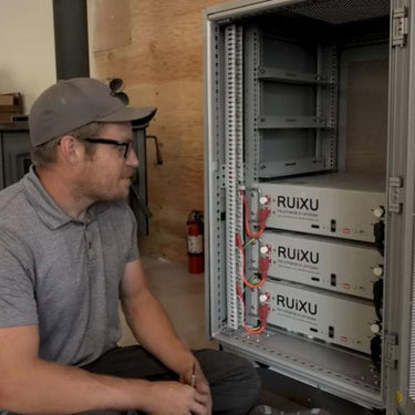 RUIXU Self-Heating RX-LFP48100-H | 19" Rack Mounted 3U Module | UL1973 Certified