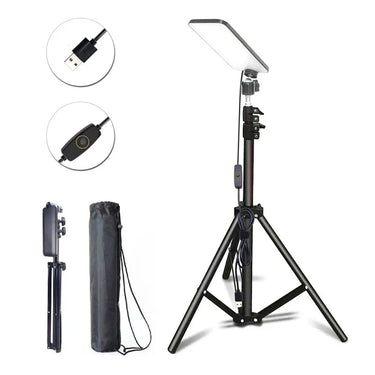 USB Rechargeable Outdoor Spotlight, Telescopic Pole