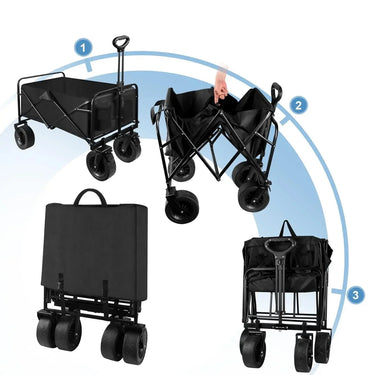 Heavy-Duty Collapsible cart  with Wheels