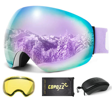 Enhanced Night Vision Frameless Ski Goggles