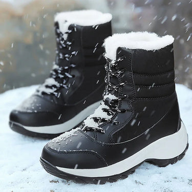 Stay Warm & Dry Women's Winter Platform Snow Boots