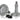 Spidertrax Spidertrax 40 Splined 300M Billet Series 30 Outer Stub Shafts (Pair) IFS013 | IFS013